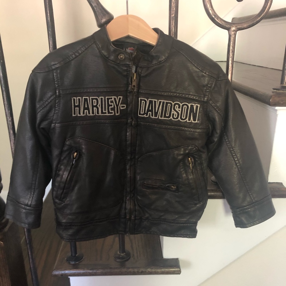Toddler Harley Davidson Leather Jacket